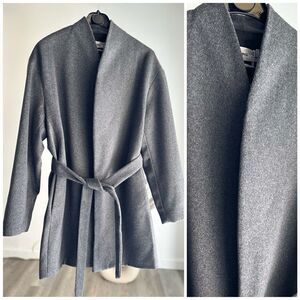 Mango Wool Blend Minimalistic Short Coat New